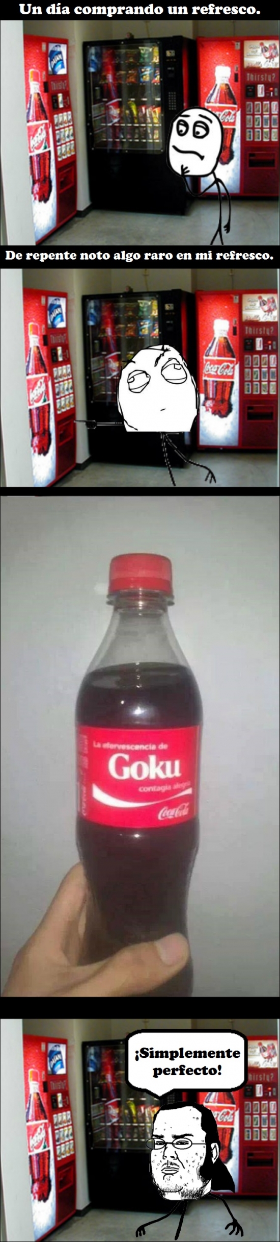 Coca-Cola,Compartir,Comprar,Friki,Fuerza,Goku,Refresco