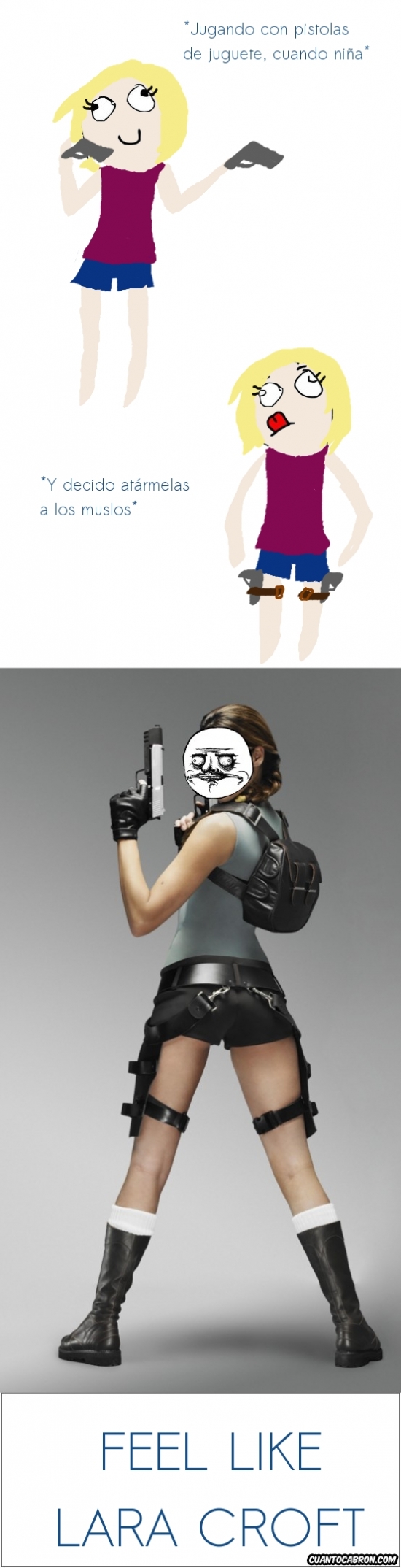 Me_gusta - ¿Quién no se ha querido sentir como Lara Croft alguna vez?