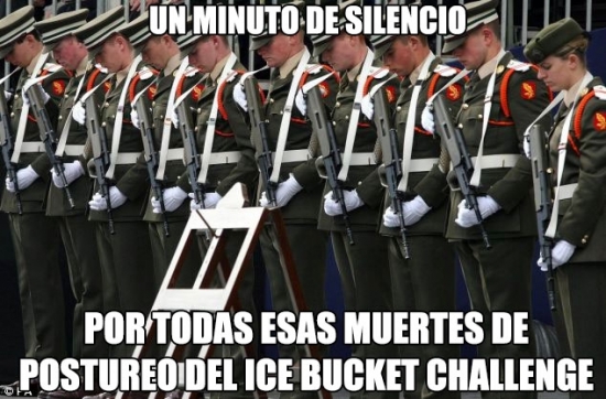 humor,ice bucket challenge,muertes,postureo,tontacos,un minuto de silencio