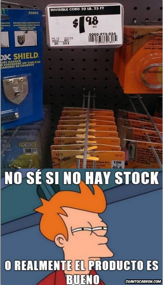 Fry - Producto invisible