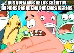 Enlace a Los créditos finales no le gustan a nadie