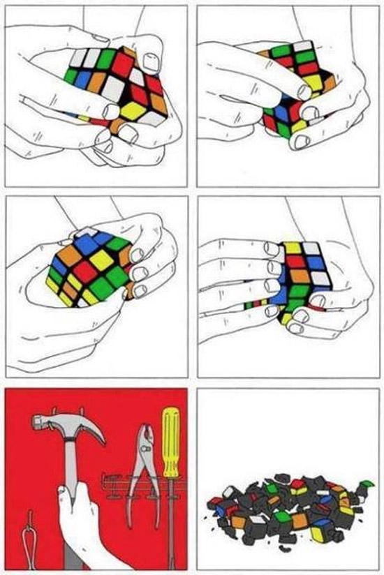 Otros - La mejor solución al cubo de Rubik