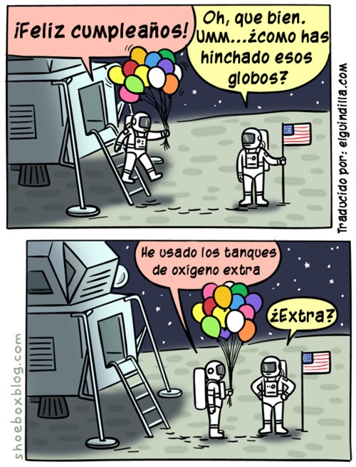 astronautas,bandera,extra,globos,hinchar,idiotez,inflar,luna,oxigeno,sorpresa,tanques