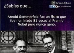 Enlace a Arnold Sommerfeld, el DiCaprio de los premios Nobel