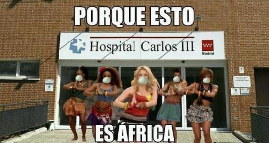 Meme_otros - Shakira dará un concierto en la puerta del Hospital Carlos III con su tema estrella