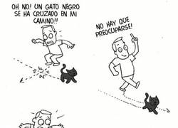 Enlace a Un gato negro se ha cruzado en mi camino