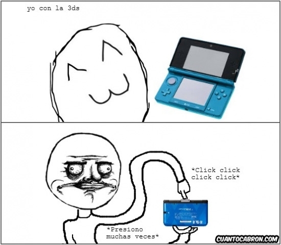 cartucho,con la DS también pasaba,consola,me gusta,Nintendo 3ds,tiene un muellecito