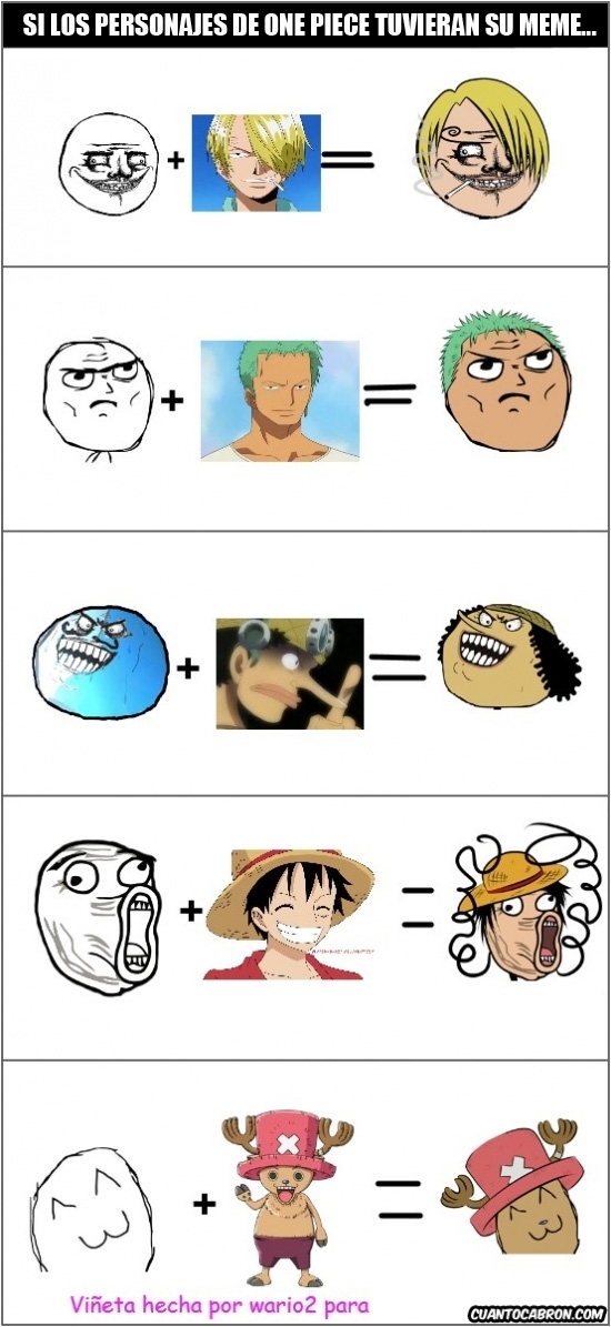 Otros - Los personajes de One Piece, convertidos en memes