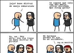 Enlace a Ten cuidado esta noche no vayas a meter la pata con los disfraces de la gente