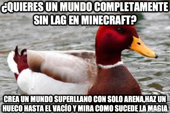 Pato_mal_consejero - ¡Menos lag en Minecraft!