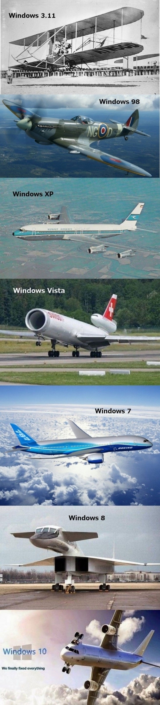 aviones,Fail,todo arreglado ya,Windows,Windows 10,Windows 8