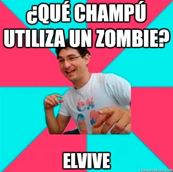Bad Joke Deivid,Champú,Elvive,utilizar,Zombie