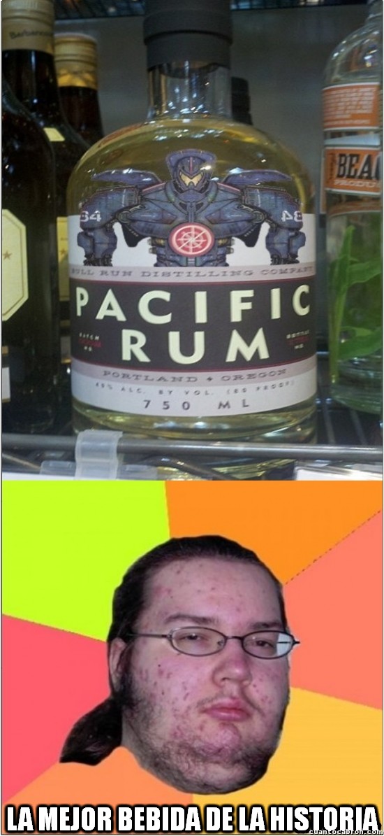 alcochol,bebida,gordo granudo,mejor,pacific rum,pacifim rim,superheroe