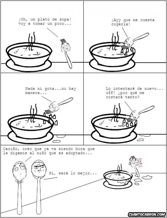 Ffffuuuuuuuuuu - Esas cosas más difíciles de decir que comer sopa con un tenedor
