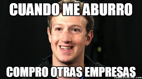 Meme_otros - No sé qué haces tú cuando te aburres, pero es mejor que Mark Zuckerberg no se aburra