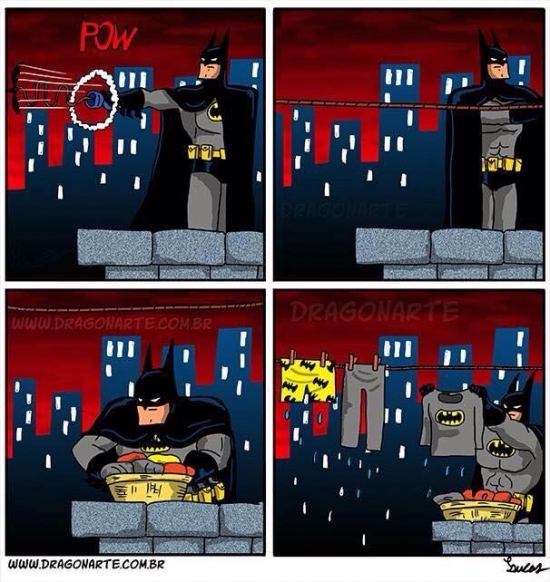 Otros - No todo en la vida de Batman podía ser detener a los malhechores