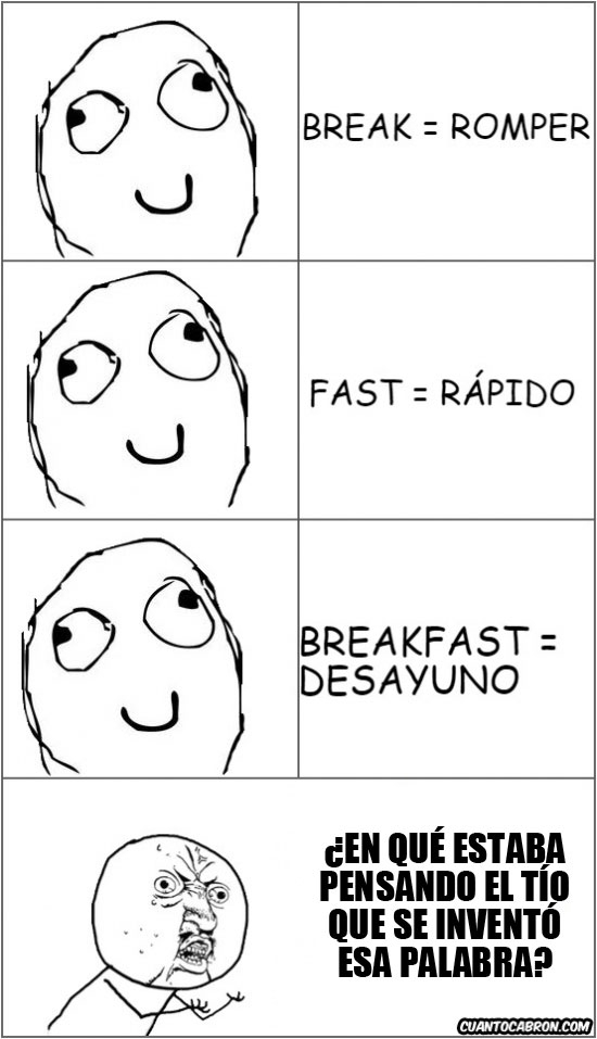 break,breakfast,desayuno,fast,idioma,rapido,romper