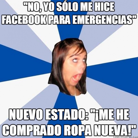 Amiga_facebook_molesta - Solo para emergencias