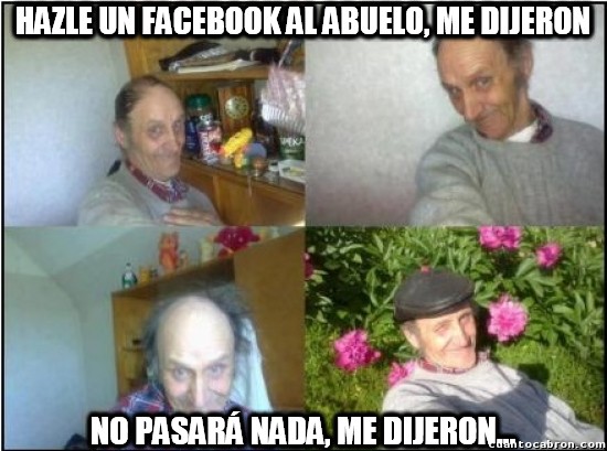 Meme_otros - Los abuelos en Facebook, lo que le faltaba a las redes sociales
