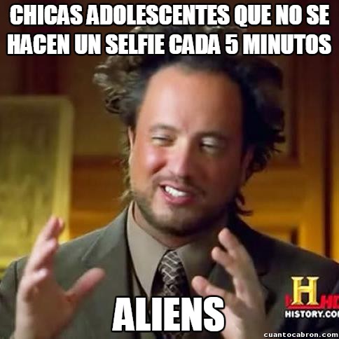 adolescentes,aliens,autofotos,chicas,selfie