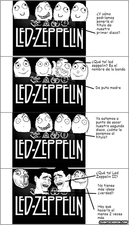 Yao - Led Zeppelin no tenía imaginación para los nombres de sus discos