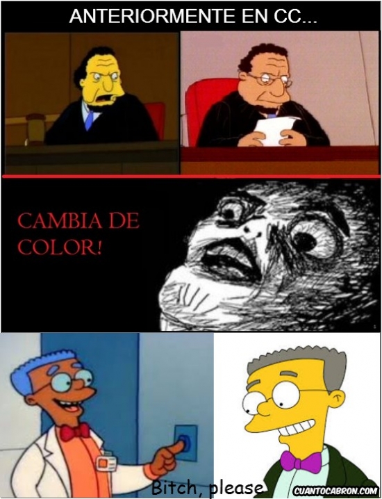 Inglip - Los cambios de color en Los Simpson