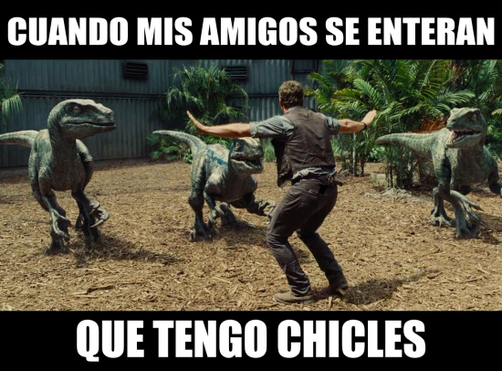 Amigos,Chicles,Jurassic World,Raptors,Velociraptors