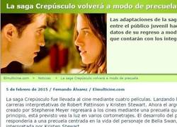 Enlace a ¿No habíais tenido suficiente con cinco pelis de Crepúsculo? ¡Pues ahí va eso!