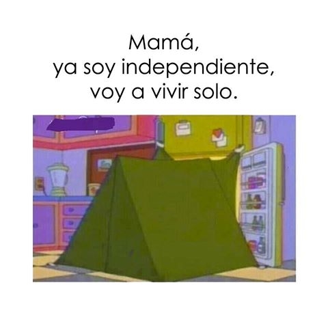 Meme_otros - ¡Ya soy independiente de mis padres!