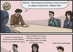 Enlace a Conspiraciones para entretener a la gente