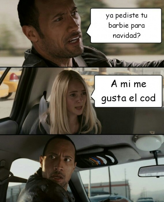 barbie,call of duty,chica gamer,cod,gustar,prejuicios,the rock
