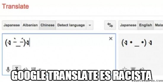 brazitos kawaii,chino,google,google translate,inglés,racismo