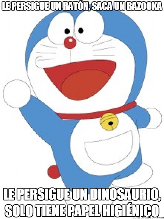 Meme_otros - Doraemon no siempre tiene el invento adecuado para cada situación