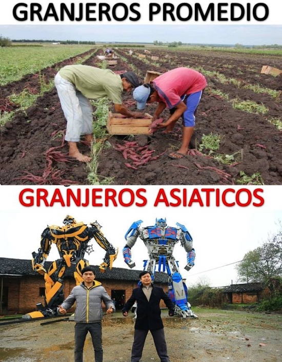 Meme_otros - Las comparaciones son odiosas, pero en tema de granjeros...
