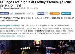 Enlace a Por si no había suficiente con los juegos de Five Nights at Freddy's...