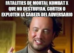 Enlace a ¡Qué manía tienen en Mortal Kombat con la cabeza del rival!