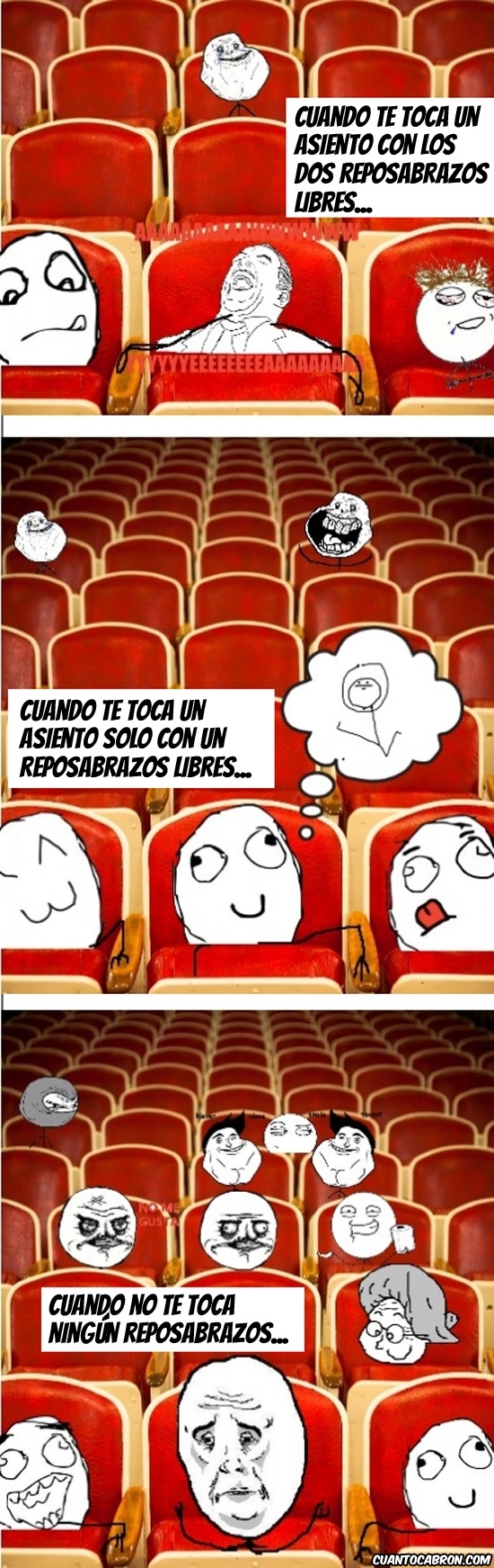 apoyabrazos,asientos,cine,dos,forever alone,reposabrazo,teatro,uno