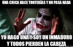 Enlace a Las tonterías se toleran de forma diferente según lo que seas