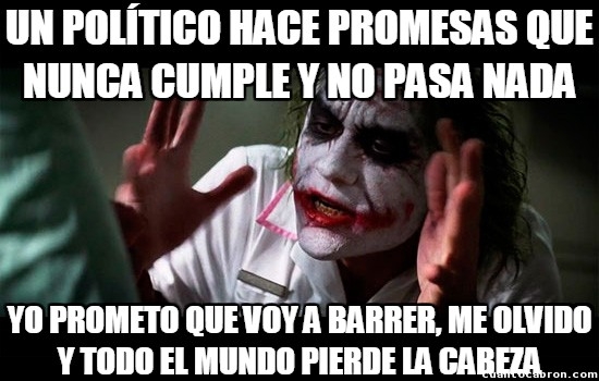 cabeza,Joker,olvidar,perder,politica,politicos,promesas