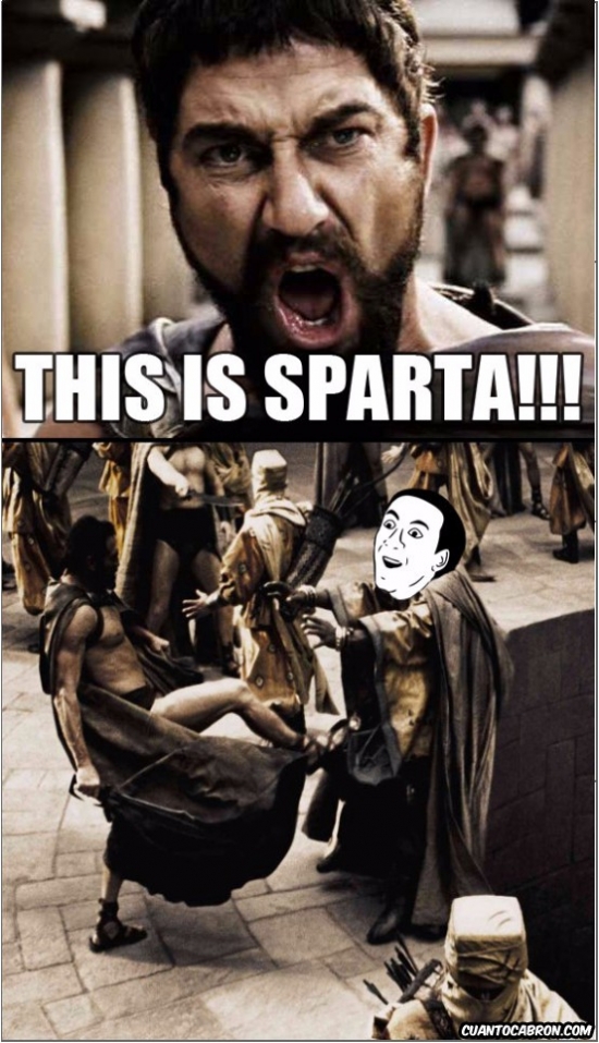 emisario,hombre fue una sorpresa,leonidas,no me digas,Sparta,xerxes