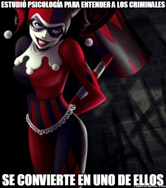 Meme_otros - La verdadera pasión de Harley Quinn