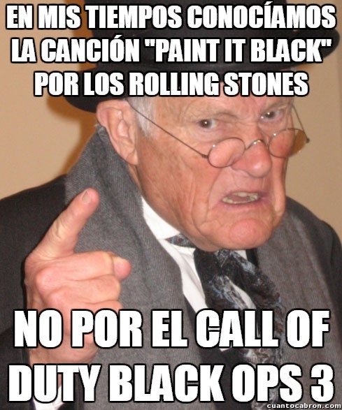 black ops 3,bo3,call of duty,en mis tiempos,musica epica,paint it black,the rolling stones,viejo