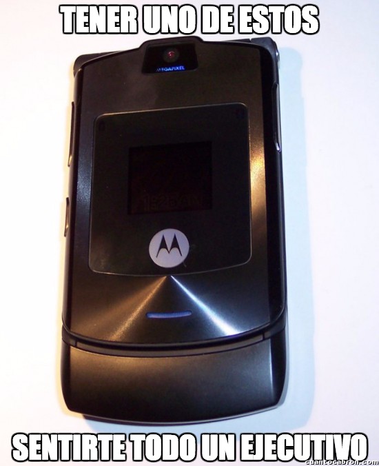 Meme_otros - Lo que era tener un Motorola en aquellos tiempos