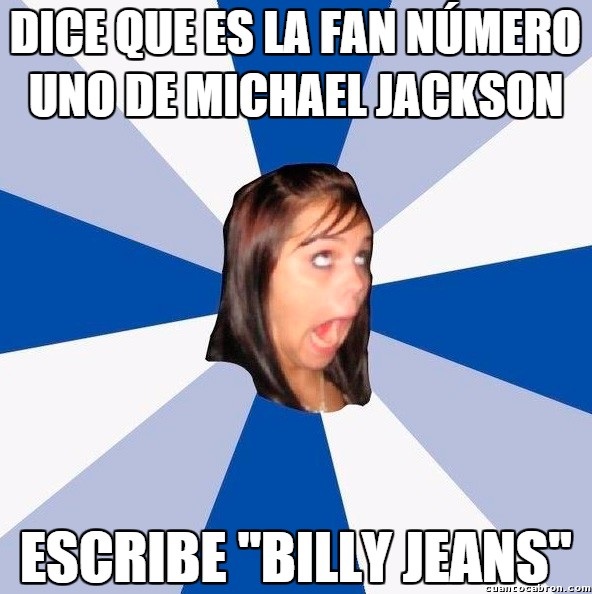 billie jean,billy jeans,facebook,mal escrito,michael jackson,postureo