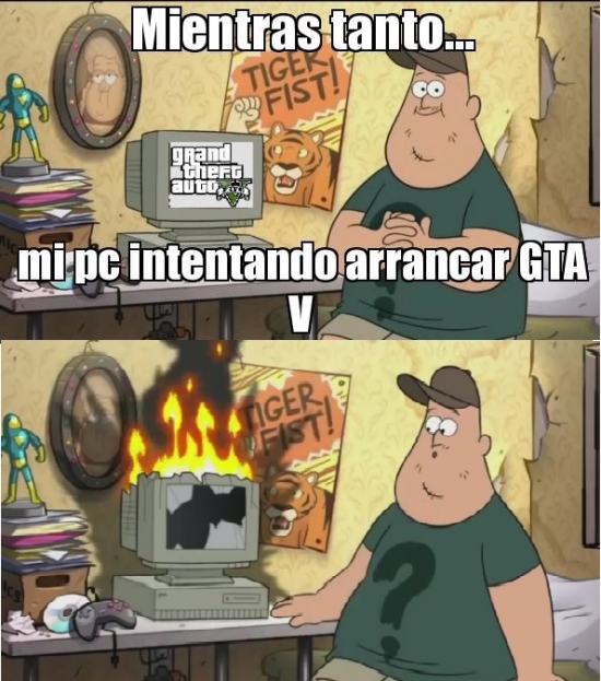 Meme_otros - He intentado instalar GTA V en Mi PC y al intentar arrancarlo...