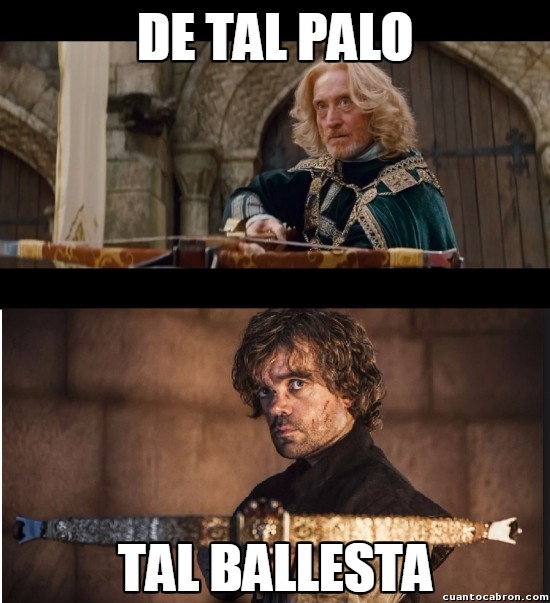 Ballesta,Hijo,Juego de Tronos,Padre,Tyrion,Your Highness