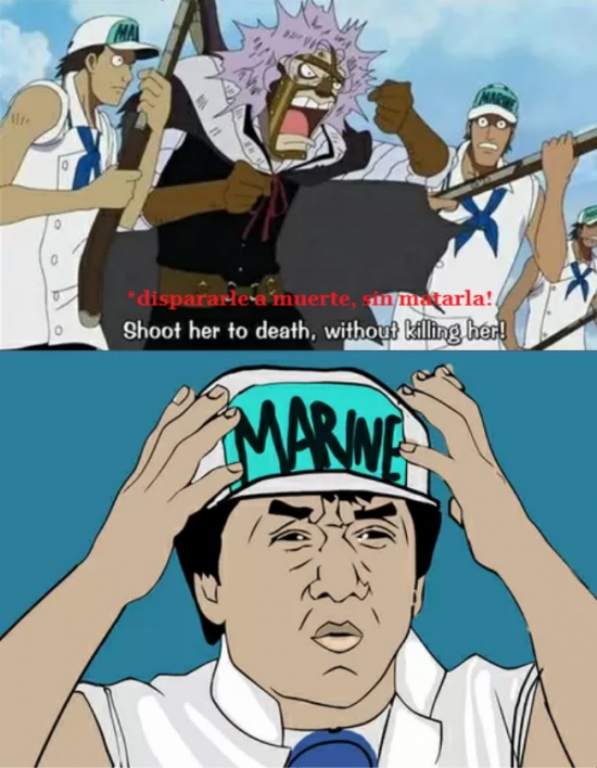 anime,jackie chan,marina,Marine,matar,One piece
