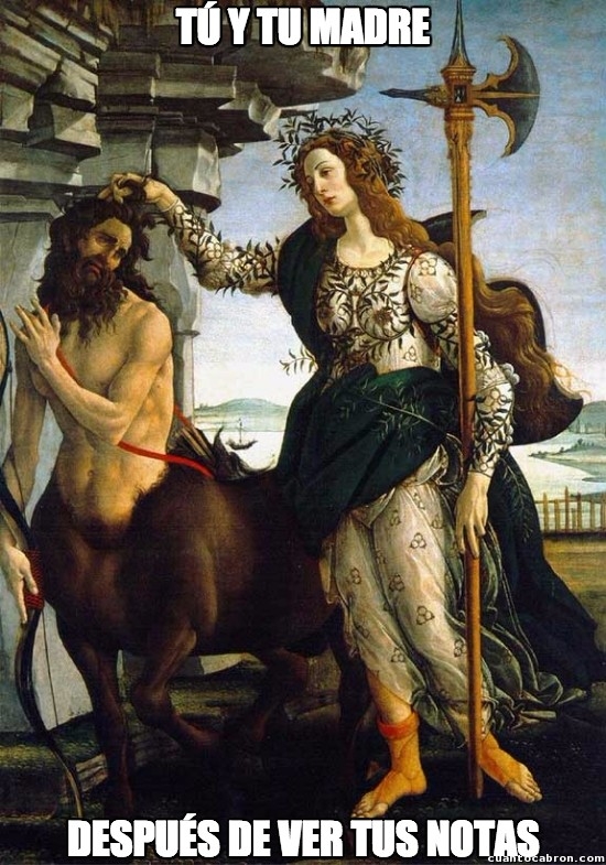 calificaciones,madre,Sandro Botticelli,tu