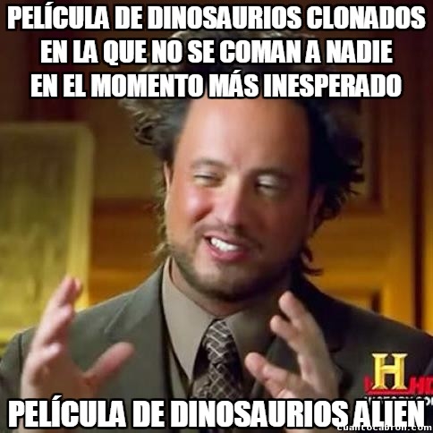 Ancient_aliens - Dinosaurios devora-personas, no pueden faltar