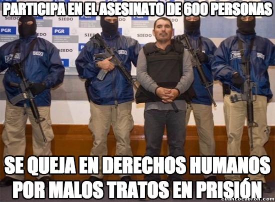 derechos humanos,mexico,narco,pozolero,prision,quejarse